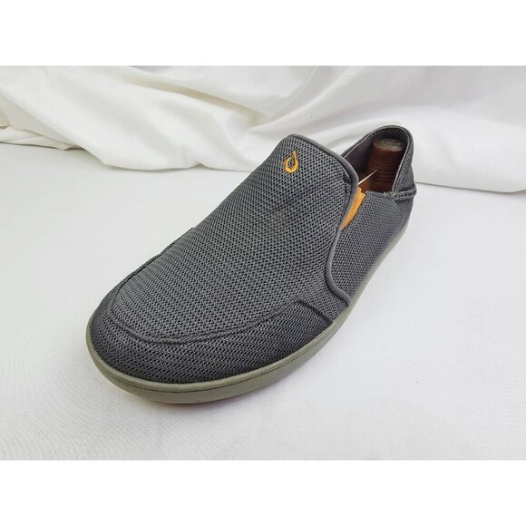 Olukai Nohea Mesh Mens Size 11 Brown Slip On Embroidered Logo Comfort Sneakers main image 13
